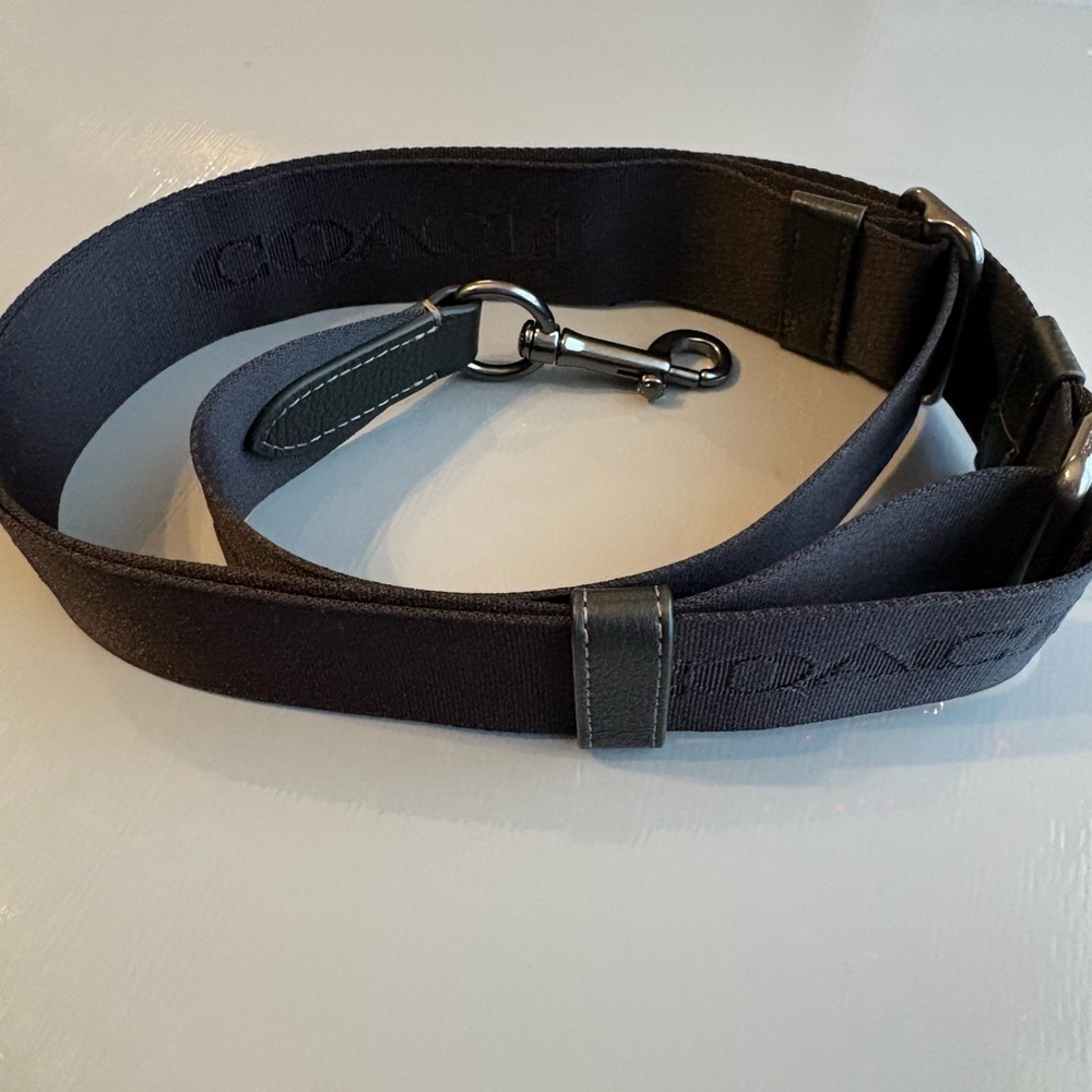 Coach Black Adjustable Strap